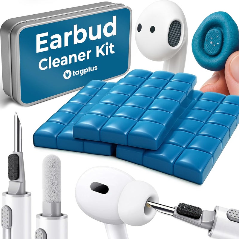 tagplus Earbud Cleaner Kit with Pro Cleaning Tool - Earbud Cleaning kit, Phone Cleaning Kit,Cleaning Kit,Cleaner Kit, Charging Port Earbud Cleaning kit for Earbuds (Light Blue) - Image 1